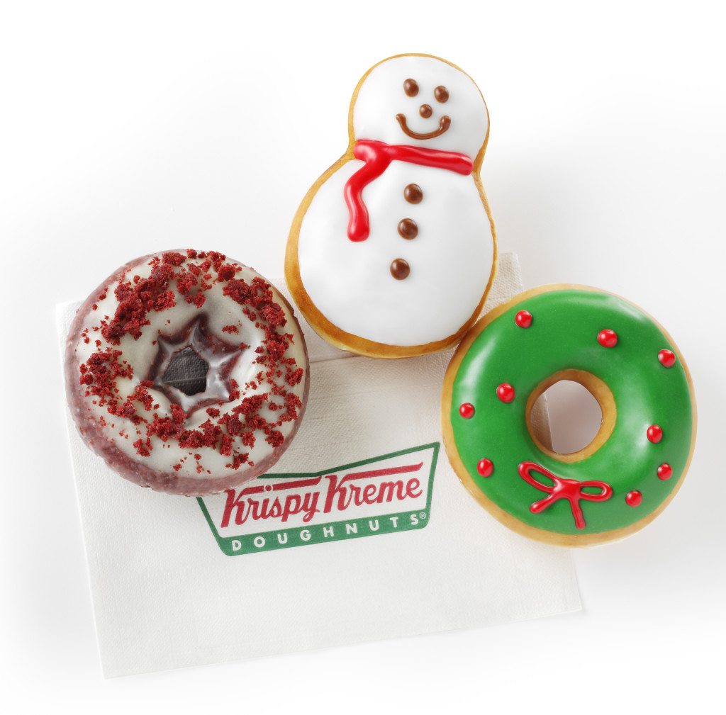 Share the Joy of Krispy Kreme Holiday Doughnuts