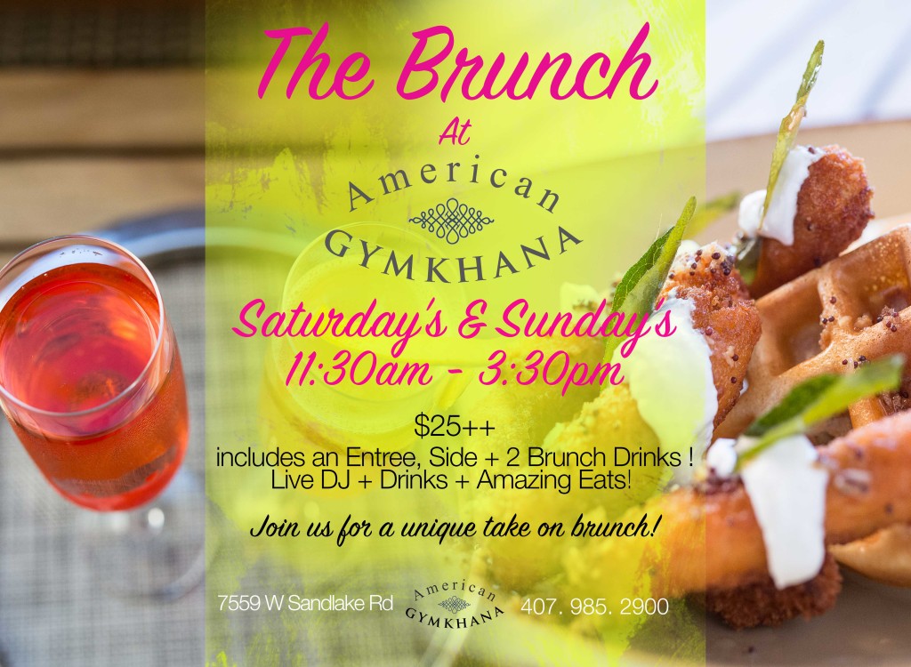 American Gymkhana Brunch Flier